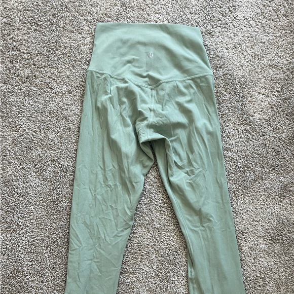 Lululemon High Rise Align Pant 25” in Seafoam green - Picture 2 of 4